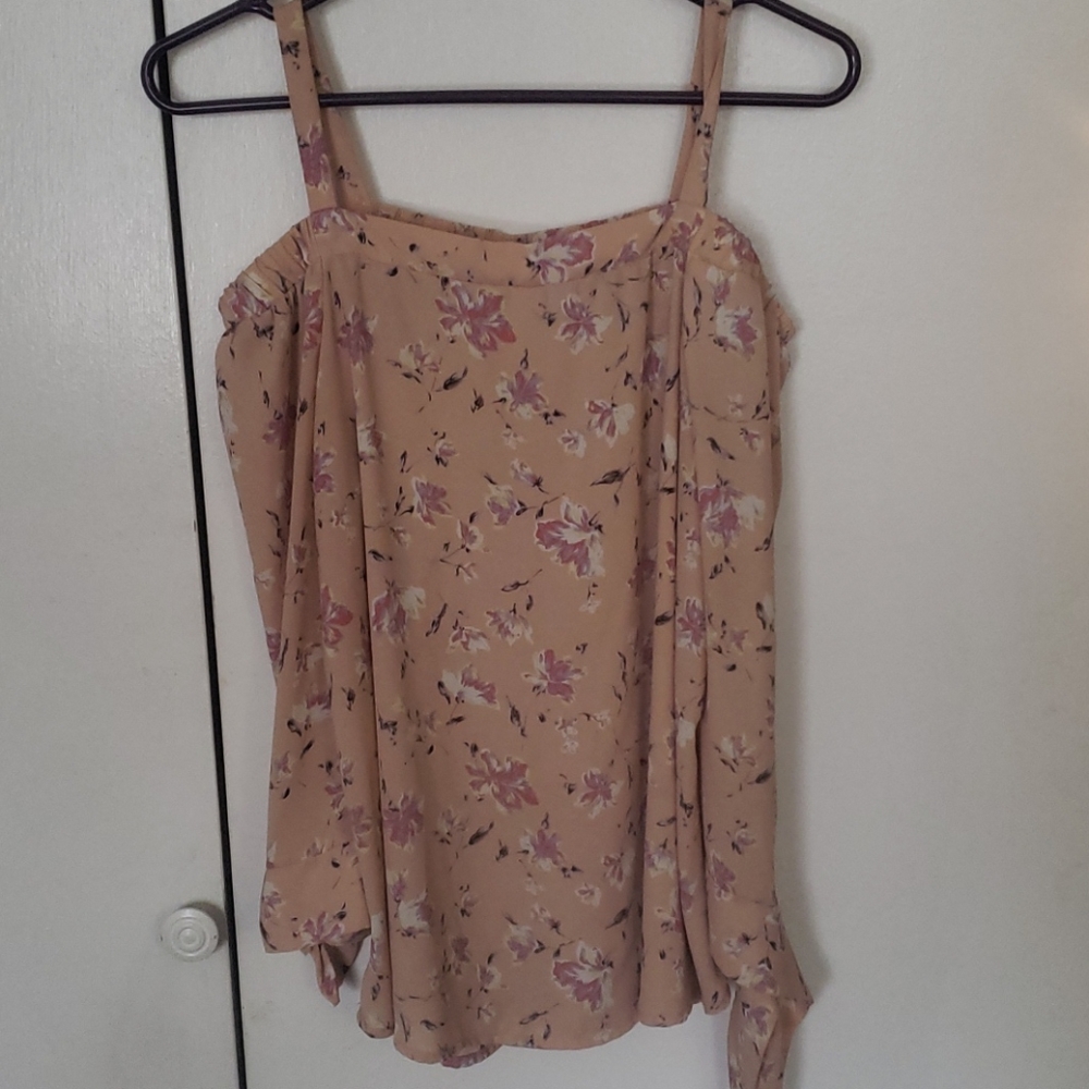 Cold shoulder blouse